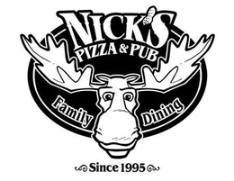 NICK'S PIZZA & PUB FAMILY DINING SINCE 1995 logo
