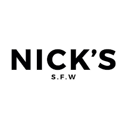 NICK'S S.F.W. logo