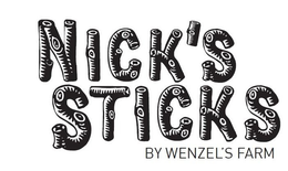 NICK'S STICKS BY WENZEL'S FARM logo