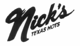 NICK'S TEXAS HOTS logo