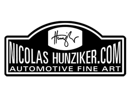 NICOLAS HUNZIKER.COM AUTOMOTIVE FINE ART logo