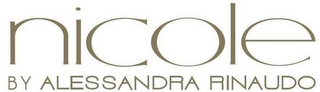NICOLE BY ALESSANDRA RINAUDO logo