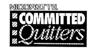 NICORETTE COMMITTED QUITTERS logo