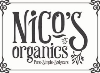 NICO'S ORGANICS PURE-SIMPLE-BODYCARE logo