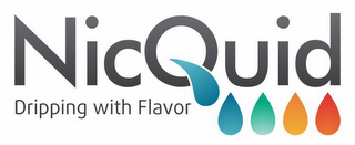 NICQUID DRIPPING WITH FLAVOR logo