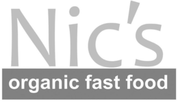 NIC'S ORGANIC FAST FOOD logo