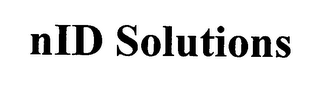 NID SOLUTIONS logo