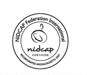NIDCAP FEDERATION INTERNATIONAL NIDCAP CERTIFIED INCORPORATED MASSACHUSETTS 2001 logo