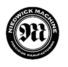 NIEDWICK MACHINE PRECISION MANUFACTURING M logo
