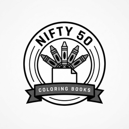 NIFTY 50 COLORING BOOKS logo