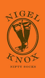 NIGEL KNOX NIFTY SOCKS logo