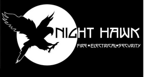 NIGHT HAWK FIRE ELECTRICAL SECURITY logo
