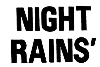 NIGHT RAINS' logo