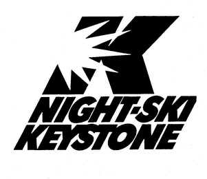 NIGHT-SKI KEYSTONE K logo