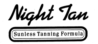 NIGHT TAN SUNLESS TANNING FORMULA