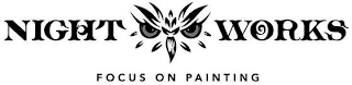 NIGHT WORKS FOCUS ON PAINTING logo