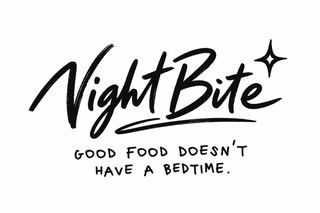 NIGHTBITE GOOD FOOD DOESN'T HAVE A BEDTIME. logo