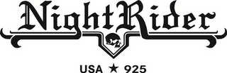 NIGHTRIDER USA 925 logo