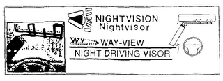 NIGHTVISION NIGHTVISOR WV WAY-VIEW NIGHT DRIVING VISOR logo
