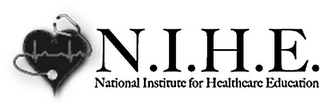 N.I.H.E., NATIONAL INSTITUTE FOR HEALTHCARE EDUCATION logo