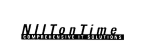NIIT ON TIME COMPREHENSIVE IT SOLUTIONS logo