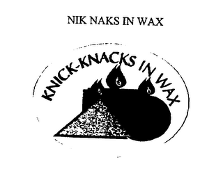 NIK NAKS IN WAX logo
