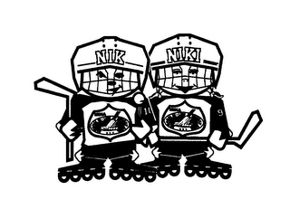 NIK NIKI NIHA NATIONAL IN-LINE HOCKEY ASSOC. 9 10 logo