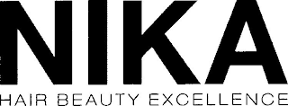 NIKA HAIR BEAUTY EXCELLENCE logo
