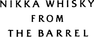 NIKKA WHISKY FROM THE BARREL logo