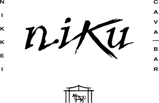 NIKKEI NIKU CAVA BAR logo