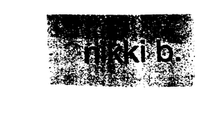NIKKI B logo