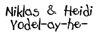 NIKLAS & HEIDI YODEL-AY-HE- logo