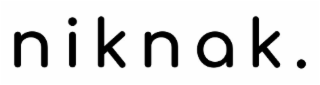NIKNAK. logo