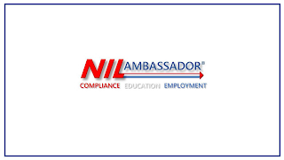 NIL AMBASSADOR COMPLIANCE EDUCATION EMPLOYMENT logo
