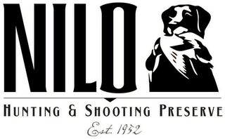 NILO HUNTING & SHOOTING PRESERVE EST. 1952 logo