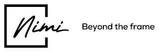 NIMI BEYOND THE FRAME logo