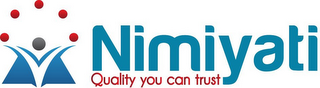 NIMIYATI QUALITY YOU CAN TRUST logo