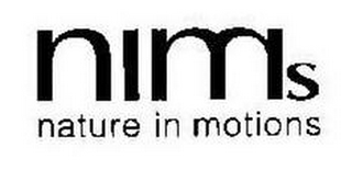 NIMS NATURE IN MOTIONS logo