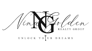 NINA GOLDEN NG REALTY GROUP UNLOCK YOUR DREAMS logo