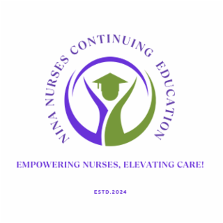 NINA NURSES CONTINUING EDUCATION NURSES EMPOWERING NURSES, ELEVATING CARE! CONTINUING ESTD.2024 logo