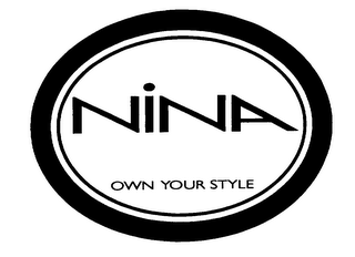 NINA OWN YOUR STYLE logo