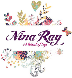 NINA RAY A TALENT OF LEGS logo