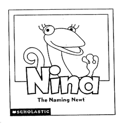 NINA THE NAMING NEWT SCHOLASTIC logo