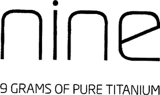 NINE 9 GRAMS OF PURE TITANIUM logo