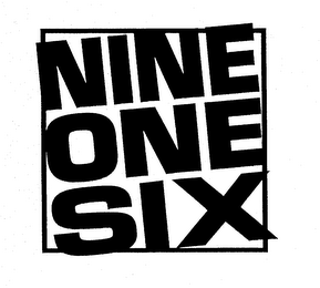 NINE ONE SIX logo