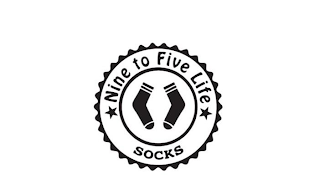 NINE TO FIVE LIFE SOCKS logo