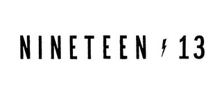 NINETEEN 13 logo