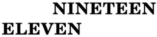 NINETEEN ELEVEN logo
