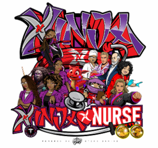 NINJA NURSE POWERED BY STONE GAMING N NINJA NURSE CRISIS AGENCY NNCA logo