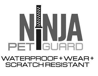NINJA PET GUARD WATERPROOF + WEAR + SCRATCH RESISTANT logo